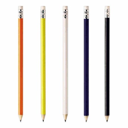 Μολύβι ξύλινο με σβήστρα 5 χρωμάτων  Β 1327