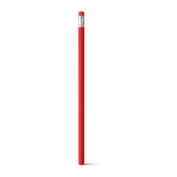 Μολύβι με ίδιο χρώμα γομολάστιχα (TS 63719) κόκκινο