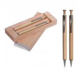 Σετ ξύλινο στυλό - Μηχανικό μολύβι B 545